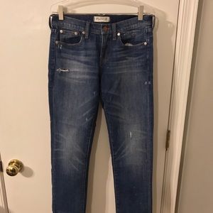 Madewell slim boyjean size 25